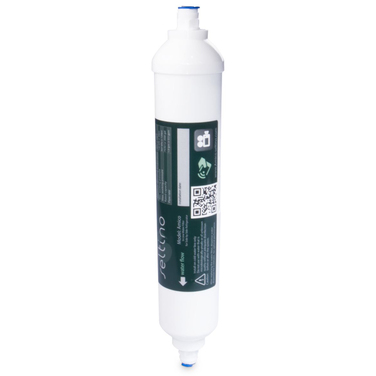 Seltino Amico – universeller externer Wasserfilter für Kühlschränke