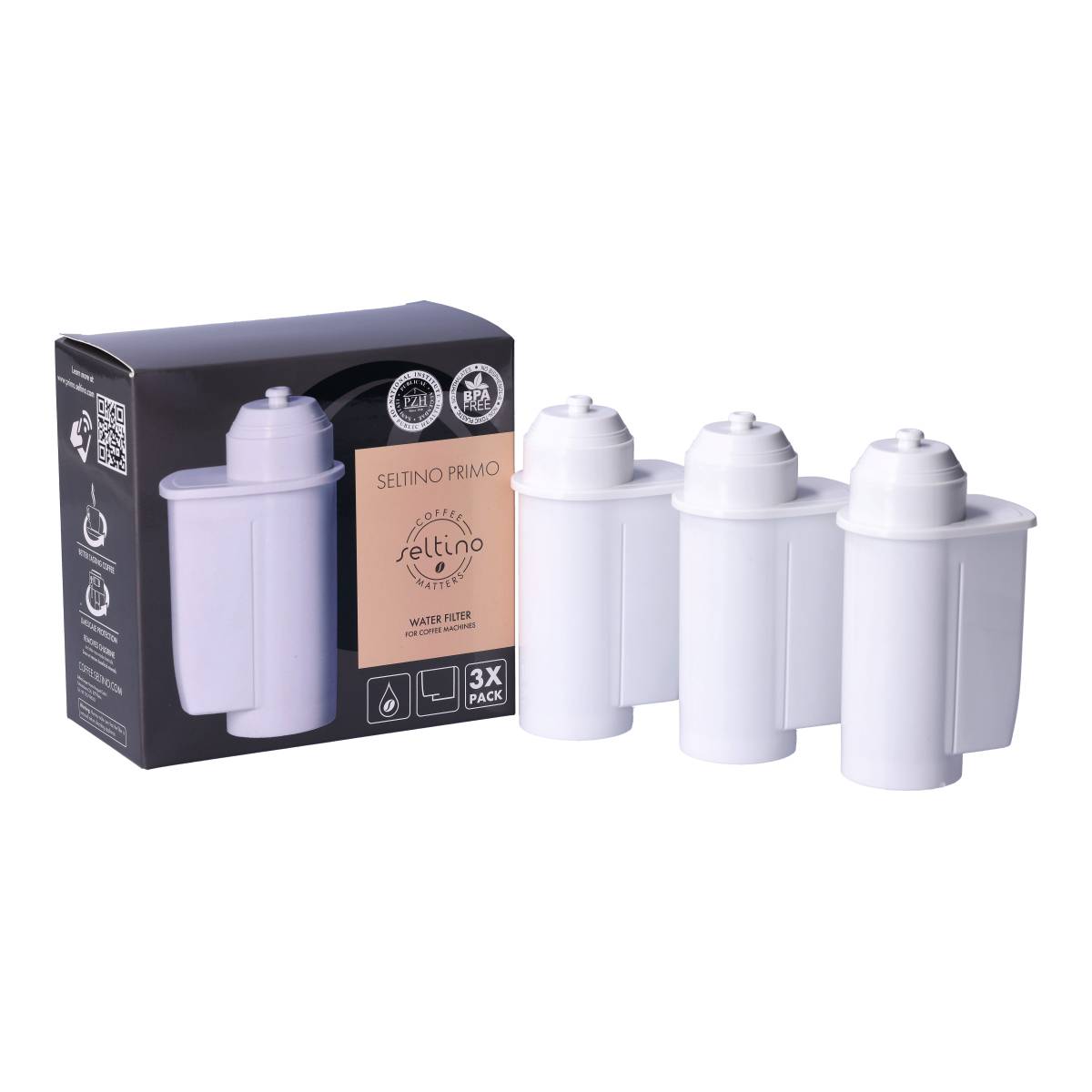 Seltino Primo Ersatzfilter 3er-Pack für Brita Intenza TZ70003 / TCZ7003