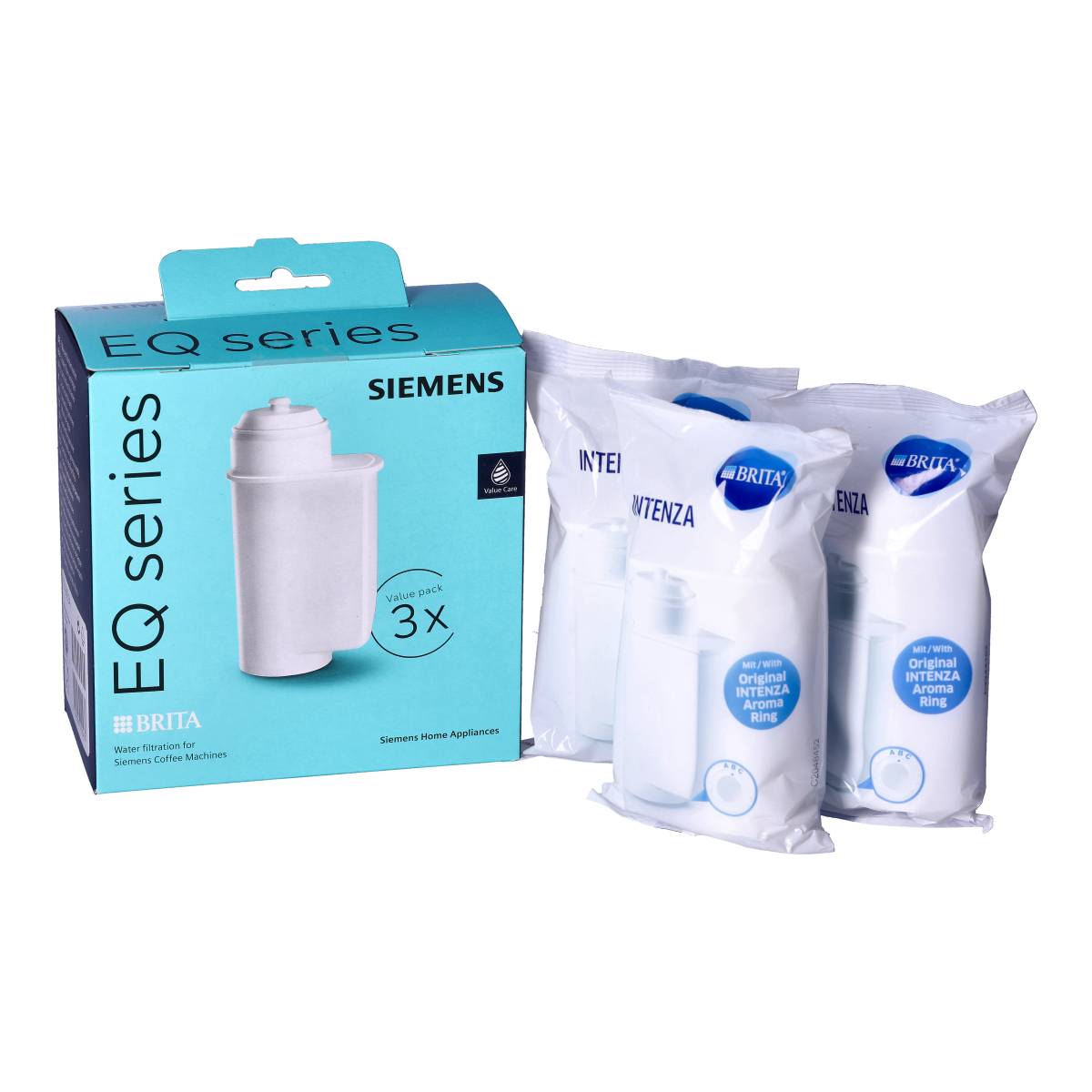 Siemens TZ70003A Intenza Wasserfilter 3er-Pack – Originalfilter für Siemens und Bosch Kaffeevollautomaten