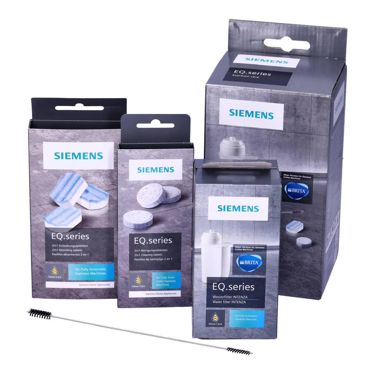 Siemens TZ80004 Espresso Care Pflegeset – Reinigung, Entkalkung und Wasserfilter