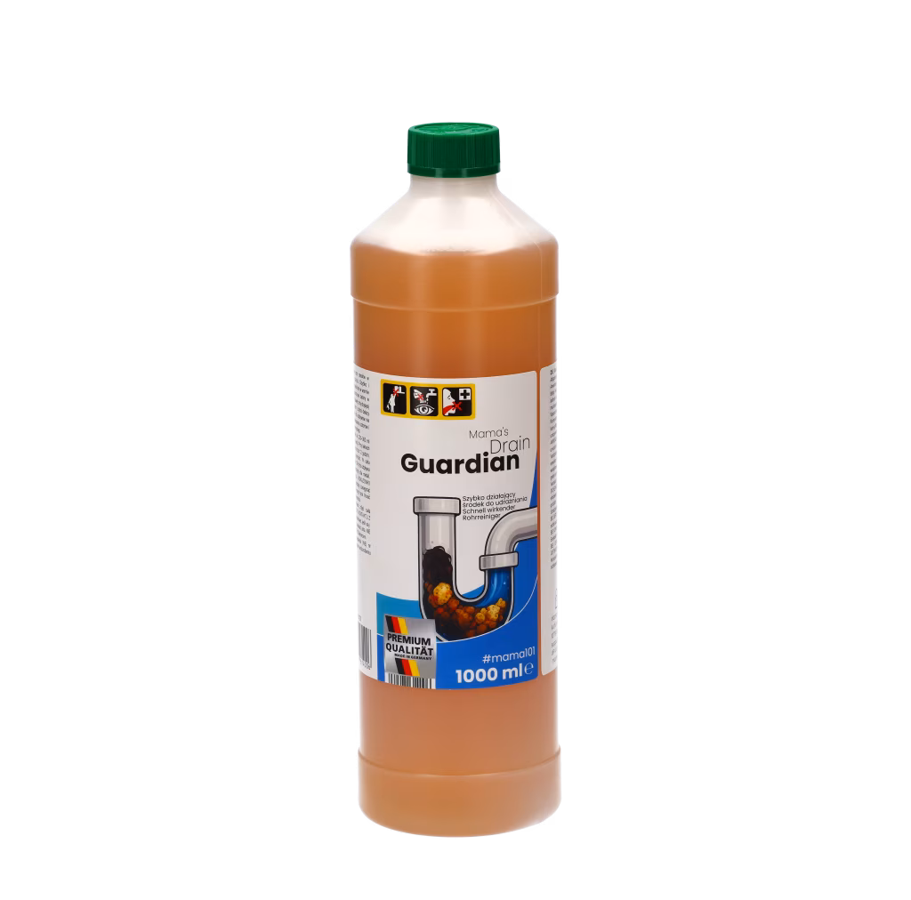 #mama101 Mama's Drain Guardian 1000 ml SKUTECZNIE odtyka rury i odpływy w łazience — obrót 360°