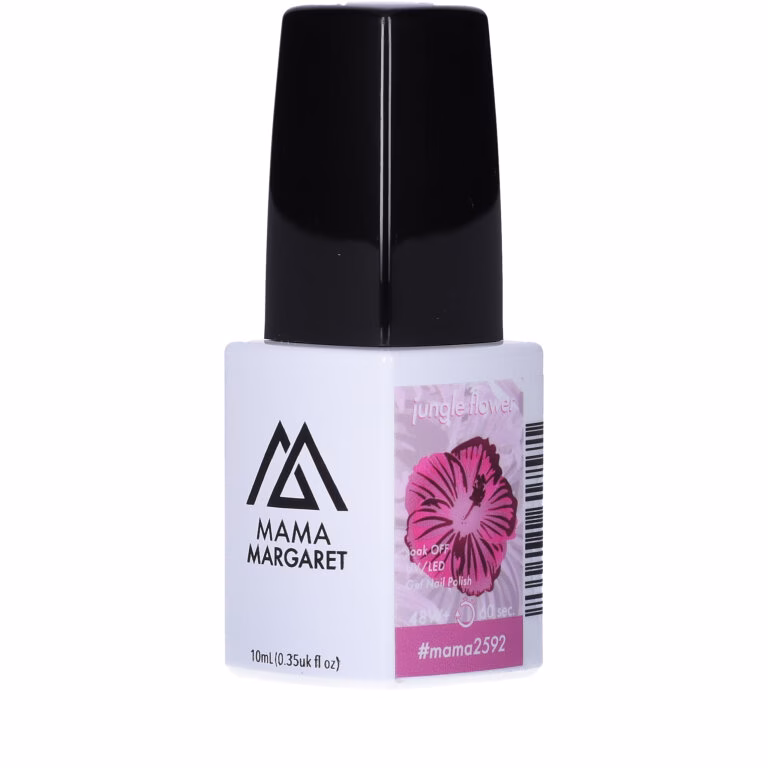 #mama2592 lakier hybrydowy 10 ml JUNGLE FLOWER — obrót 360°