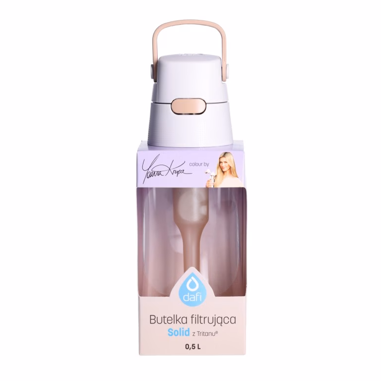Butelka filtrująca Dafi Solid 0,5 l cappuccino — obrót 360°