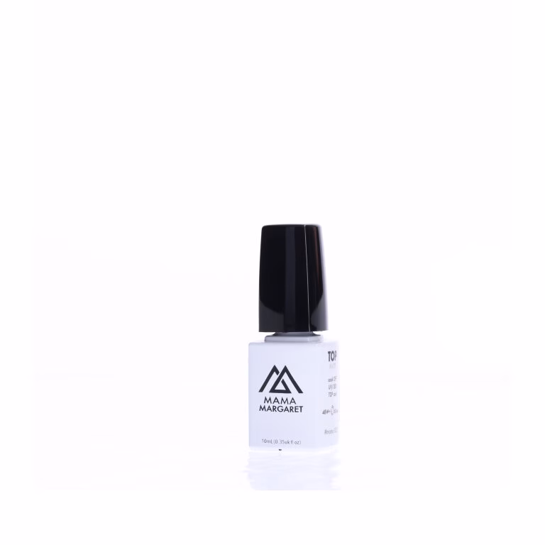 #mama1052 TOP MATTE transparentny top coat 10 ml — obrót 360°